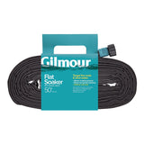 Gilmour 1065290 Black Flat Weeper Soaker, Drip Irrigation Outdoor, Flexible Hose for Vegetable Gardens, Flower Beds, Lawns, and Orchards, 50 feet