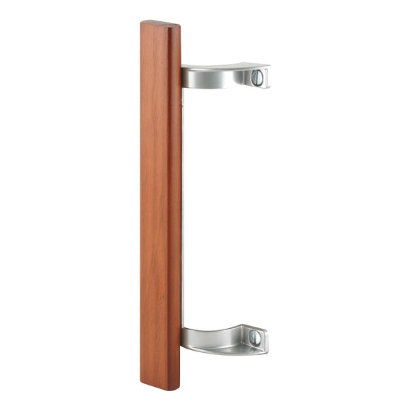 Slide-Co 142267 Patio door handle, Wood, Aluminum bracket, Adjustable Hole Centers (Single Pack)