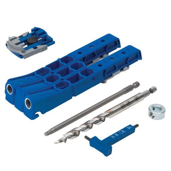 Kreg KPHJ320 Pocket-Hole Jig 320 - Small, Durable Jig for Tight Spaces - Create Rock-Solid Joints - Adjustable Drill Guides - For Materials 1/2