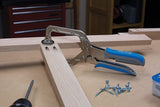 Kreg Automaxx 3 in. x 3 in. D Metal Pock-It Hole Wood Project Clamp 450 lb. capacity Silver 1 pk
