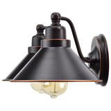 Nuvo 60/1711 Bridgeview Light Fixture, 2Lt Wall Sconce, Mission dust Bronze