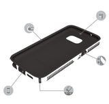 Speck Products Samsung Galaxy S7 Case, CandyShell Grip Case (Dolphin Grey/Lilac Purple), Military-Grade Protective Case - 75846-5363