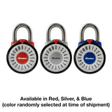 Master Lock 1588D Locker Lock Combination Padlock, 1 Pack, Magnification Lens, Color May Vary