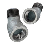 Supply Giant HNTG0100 1" 45 Degree Galvanized Malleable Iron Street Elbow for High Pressures, 1"