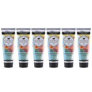 Dionis Goat Milk Skincare Hand Cream (Water Flowers & Sea Salt, 1 oz) 6 pack