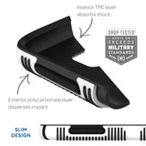 Speck Products Samsung Galaxy S7 Case, CandyShell Grip Case (Dolphin Grey/Lilac Purple), Military-Grade Protective Case - 75846-5363