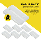 Toilet shims (8 Pack - Rigid Wedge)