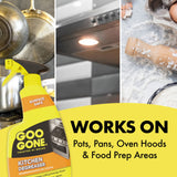 Goo Gone Degreaser - Removes Kitchen Grease, Grime and Baked-on Food - 14 Fl. Oz. - 2047