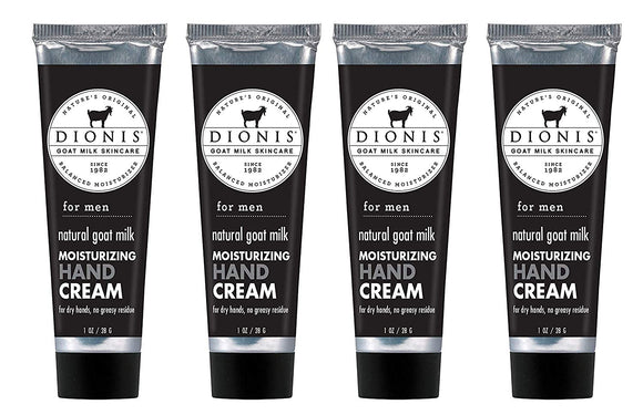 Dionis - Goat Milk Skincare Men's Moisturizing Hand Cream (1 oz) -  Made in the USA - Cruelty-free and Paraben-free