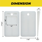 Toilet shims (8 Pack - Rigid Wedge)
