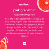 Method Dish Soap, Pink Grapefruit, 18 Ounce, 1 pack, Packaging May Vary