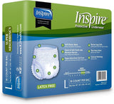 Inspire Adult Diaper Incontinence Underwear, Large, 18 Count