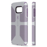 Speck Products Samsung Galaxy S7 Case, CandyShell Grip Case (Dolphin Grey/Lilac Purple), Military-Grade Protective Case - 75846-5363