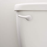 Qualihome White Toilet Tank Flush Lever Handle, Universal Front Mount with Nut Lock, Fits Most Toilets