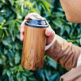 Br�Mate Hopsulator Trio 3-in-1 Insulated Can Cooler for 12oz / 16oz Cans + 100% Leak Proof Tumbler with Lid | Insulated for Beer, Soda, and Energy Drinks (Matte Gray)