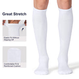 FITRELL 2 Pack Baseball Soccer Softball Socks for Kids Youth Men & Women