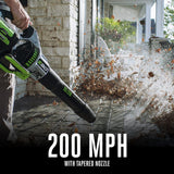 EGO Power+ LB7654 765 CFM Variable-Speed 56-Volt Lithium-ion Cordless Leaf Blower with Shoulder Strap, 5.0Ah Battery and Charger Included