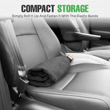 lebogner Waterproof Sweating Car Seat Cover for Post Gym Workout, Running, Swimming, Beach and Hiking, Universal Fit Anti-Slip Bucket Seat Protector for Cars, SUVs and Trucks, Machine Washable