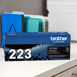 Brother Genuine TN223BK, Standard Yield Toner Cartridge, Replacement Black Toner, Page Yield Up to 1,400 Pages, TN223, Amazon Dash Replenishment Cartridge