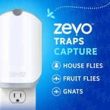 Zevo Flying Insect Trap for Indoors: Light Trap Captures Fruit Flies, Gnats and