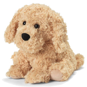 warmies Golden Dog Microwavable, Hot or Cold for Cool Relaxation and Warm Relief, Lavender Scented Cozy Plush Animal