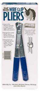 Pet Lodge� Wire Clip Pliers | Specialty Pliers Designed for Ferrule Type Wire Clips | Wire Cage Clip Pliers