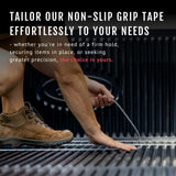 CATTONGUE GRIPS Non-Abrasive Anti Slip Grip Tape – 2” Thick Heavy Duty Tape for