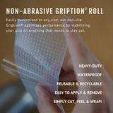 CATTONGUE GRIPS Non-Abrasive Anti Slip Grip Tape – 2” Thick Heavy Duty Tape for