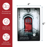 Mantello 4x6 Inch Front Loading Picture Frames Set of 12 Black - Art Wall Hanging Table Desk - Family Gallery Multi Photo Frame