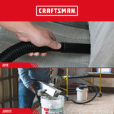 CRAFTSMAN CMXZVBE38611 1-1/4 in. Crevice Tool Wet Dry Vac Attachment, Industrial-Grade Shop Vacuum Accessory for Cleaning Tight Spaces, Fits 1-1/4 in. Hose Diameter