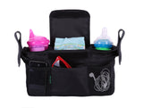 lebogner Luxury Stroller Organizer, Stroller Accessories, Universal Black Baby Diaper Stroller Bag, Stroller Cup Holder, Fits Most Strollers.