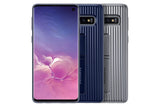 Samsung Galaxy S10 Rugged Protective Case with Kickstand, Silver (EF-RG973CSEGUS)