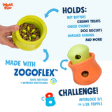 West Paw Zogoflex Toppl Treat Dispensing Dog Toy Puzzle – Interactive Chew Toys
