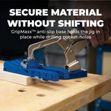 Kreg KPHJ320 Pocket-Hole Jig 320 - Small, Durable Jig for Tight Spaces - Create Rock-Solid Joints - Adjustable Drill Guides - For Materials 1/2"-1 1/2" Thick - Holiday Home Improvement Gifts for Him
