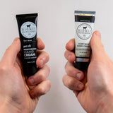 Dionis Goat Milk Skincare Men's Hand Cream Gift Set - Unscented (Fragrance Free) & for Men (Scented) Lotions - Soothe & Relieve Dry, Itchy Hands - Deeply Moisturize & Restore Skin, 2 1 oz Tubes