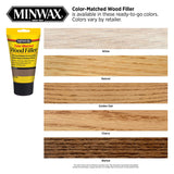 Minwax 448510000 Color-Matched Filler Wood Putty, 6 oz, Golden Oak, 6 Ounce