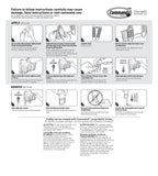 Command Under Sink Cabinet Caddy, Holds up to 7.5 lbs, 1-Caddy, 4-Strips,