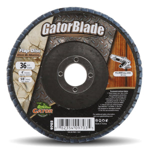 Gator Finishing 9703 36 Grit Aluminum Oxide Grinding and Sharpening (1 Pack), 4"