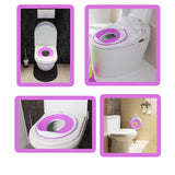 Lebogner Kids Toilet Training Seat, Purple Potty Trainer For Boys And Girls, Toddler Toilet Topper Ring, Fits Elongated And Round Bowls, Secure Non-Slip Surface, Suction Cup, Storage Hook Included