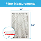 Filtrete 16x20x1 AC Furnace Air Filter, MERV 11, MPR 1000, Micro Allergen