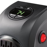 Ontel Handy Heater Plug-In Personal Heater for Quick and Easy Heat, Features Compact Design, Digital Display, and On/Off Timer - Great for Travel
