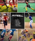 FITRELL 2 Pack Baseball Soccer Softball Socks for Kids Youth Men & Women