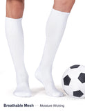 FITRELL 2 Pack Baseball Soccer Softball Socks for Kids Youth Men & Women