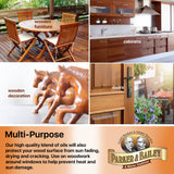 PARKER & BAILEY ORANGE OIL POLISH - Natural Orange Scented Wood Cleaner &
