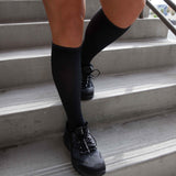 Copper Fit Unisex-Adult's 2.0 Easy-Off Knee High Compression Socks, black, Small/Medium