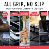 CATTONGUE GRIPS Non-Abrasive Anti Slip Grip Tape – 2” Thick Heavy Duty Tape for