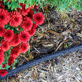 Gilmour 1065290 Black Flat Weeper Soaker, Drip Irrigation Outdoor, Flexible Hose for Vegetable Gardens, Flower Beds, Lawns, and Orchards, 50 feet