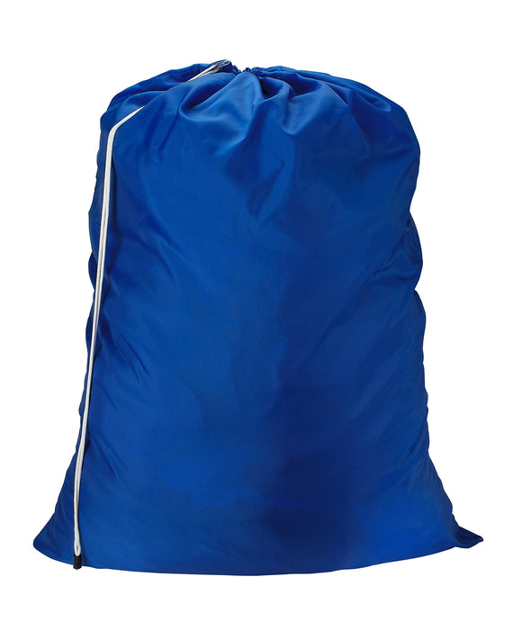 Nylon Laundry Bag - Locking Drawstring Closure, Machine Washable, These Large Bags Will Fit a Laundry Basket or Hamper and Strong Enough to Carry up to Two Loads of Clothes. (Royal Blue | 30