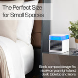 Arctic Air Pure Chill 2.0 Evaporative Air Cooler by Ontel - Powerful, Quiet, Lightweight and Portable Space Cooler with Hydro-Chill Technology For Bedroom, Office, Living Room & More,Blue