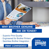 Brother Genuine Standard Yield Toner Cartridge, TN221C, Replacement Cyan Color Toner, Page Yield Up to 1,400 Pages, Amazon Dash Replenishment Cartridge, TN221